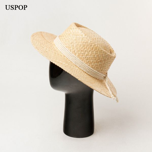 uspop 2020 new raffia hats natural straw hats summer sun women rope decoration beach, Blue;gray
uspop 2020 new raffia hats natural straw hats summer sun women rope decoration beach, Blue;gray