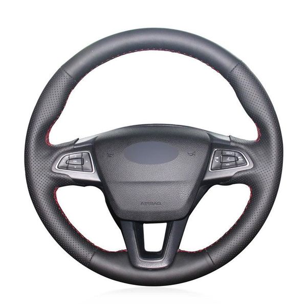 for ford escape 2017 car steering wheel cover black leather hand-stitch custom
for ford escape 2017 car steering wheel cover black leather hand-stitch custom