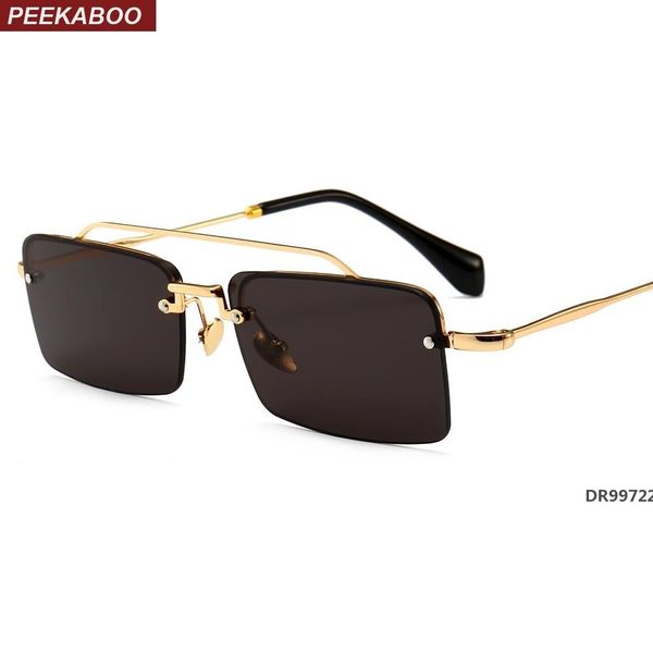 retro rectangle sunglasses men metal frame gold brown red semi rimless square sun glasses for women 2018 summerdr99722, White;black
retro rectangle sunglasses men metal frame gold brown red semi rimless square sun glasses for women 2018 summerdr99722, White;black