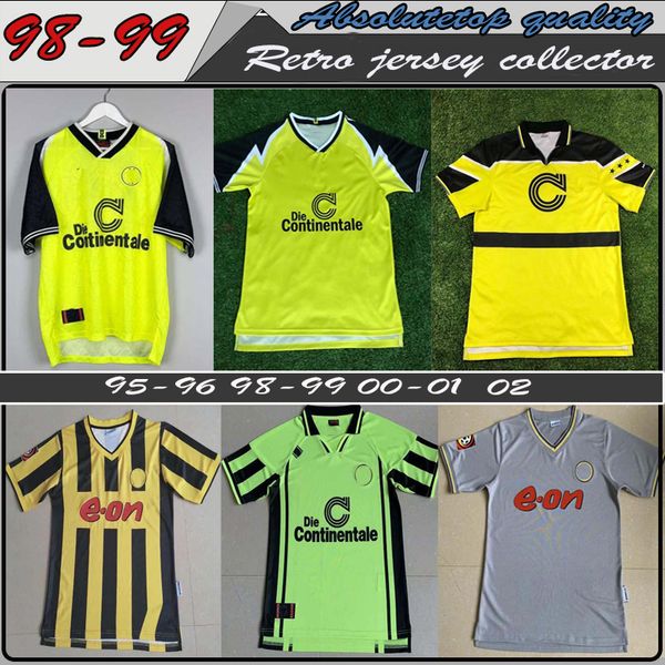 98 99 retro 01 02 borussia dortmund soccer jerseys 2000 2002 classic vintage football shirts amoroso rosicky bobic ewerthon koller 95 96 97, Black;yellow
98 99 retro 01 02 borussia dortmund soccer jerseys 2000 2002 classic vintage football shirts amoroso rosicky bobic ewerthon koller 95 96 97, Black;yellow