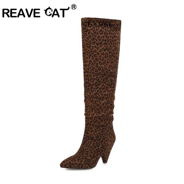 reave cat autumn over-the-knee boots pointed toe spike heel flock animal prints big size 35-46 black leopard casual date s2004
reave cat autumn over-the-knee boots pointed toe spike heel flock animal prints big size 35-46 black leopard casual date s2004