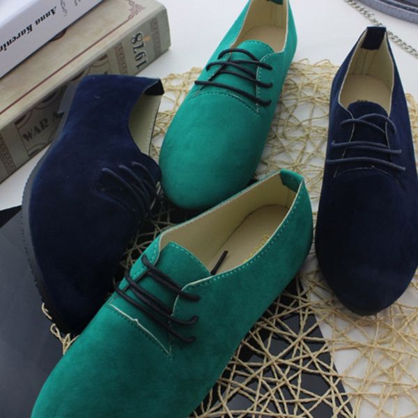 2020 new arrival women fashion nubuck leather pointed toe single shoes lace-up candy color breathable flat shoes big size 35-40, Black
2020 new arrival women fashion nubuck leather pointed toe single shoes lace-up candy color breathable flat shoes big size 35-40, Black