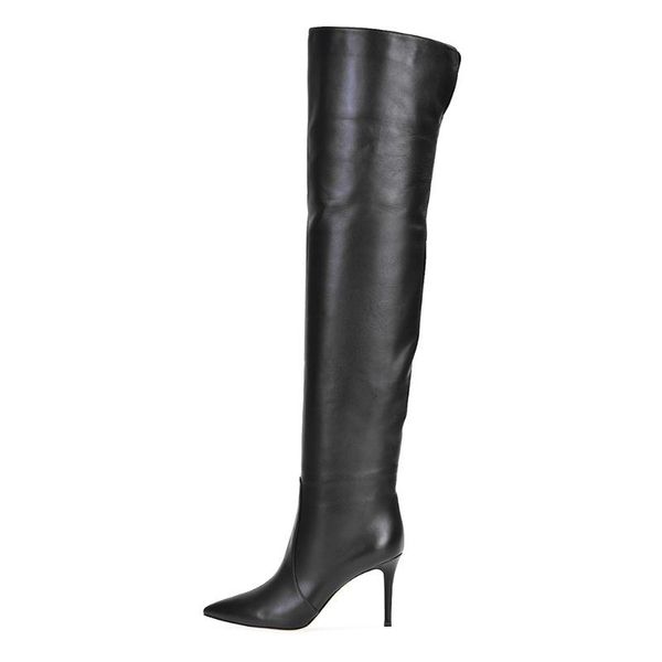 boots lucky2021 pointed women's black sleeve over-knee large size high heel one pedal chengdu
boots lucky2021 pointed women's black sleeve over-knee large size high heel one pedal chengdu
