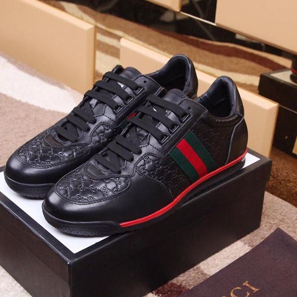 men 's ace signature sneaker mens shoes lightweight luxury sports shoes lace -up low casual men shoes zapatillas homb, Black
men 's ace signature sneaker mens shoes lightweight luxury sports shoes lace -up low casual men shoes zapatillas homb, Black