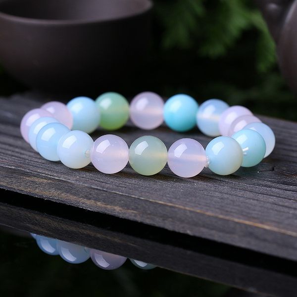 natural morgan stone chalcedony korean version of a single ring bracelet candy colorful agate lady hand crystal jewelry, Black
natural morgan stone chalcedony korean version of a single ring bracelet candy colorful agate lady hand crystal jewelry, Black