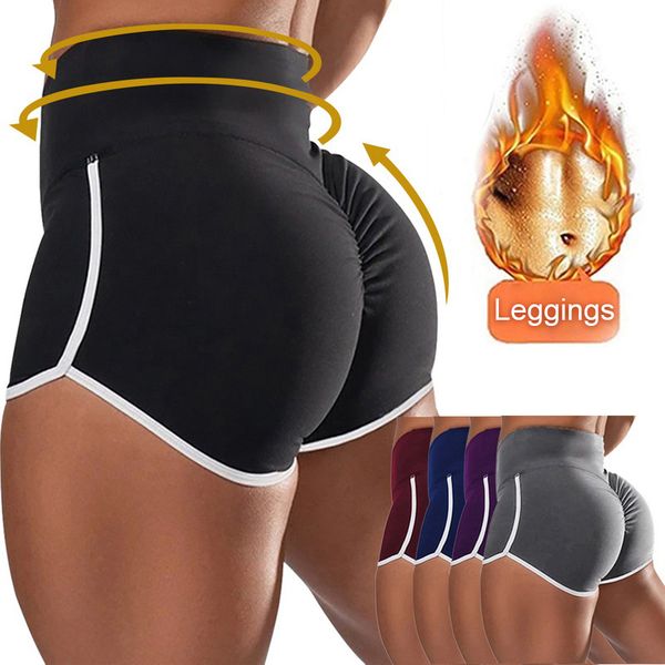 running pants women sports yoga shorts workout fitness sport female solid high waist tight hip gym cycling, Black;blue
running pants women sports yoga shorts workout fitness sport female solid high waist tight hip gym cycling, Black;blue