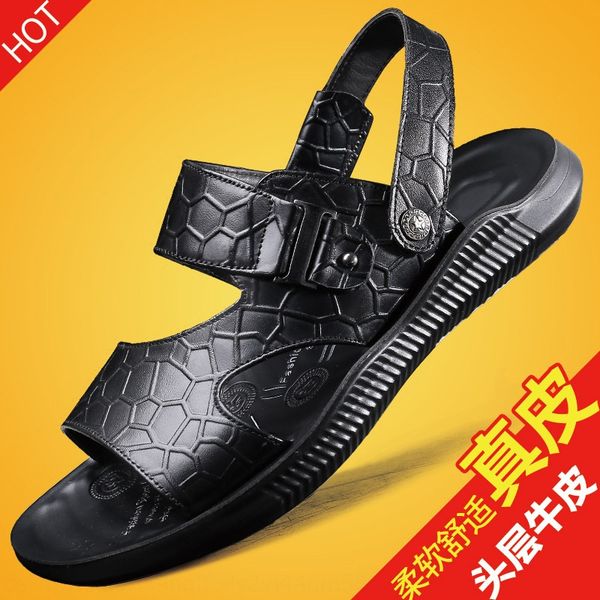 red eagle men's layer cowhide thick bottom and sandals slippers sandals wear-resistant dual-purpose slippers
red eagle men's layer cowhide thick bottom and sandals slippers sandals wear-resistant dual-purpose slippers
