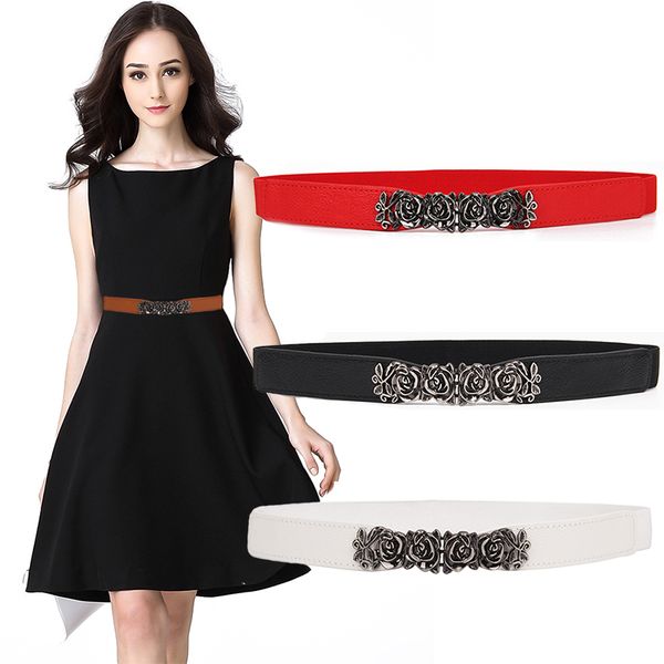 new waistabnds women thin belt new fashion elastic cummerbund vintage rose flower cummerbunds alloy buckle dress casual, Black;brown
new waistabnds women thin belt new fashion elastic cummerbund vintage rose flower cummerbunds alloy buckle dress casual, Black;brown