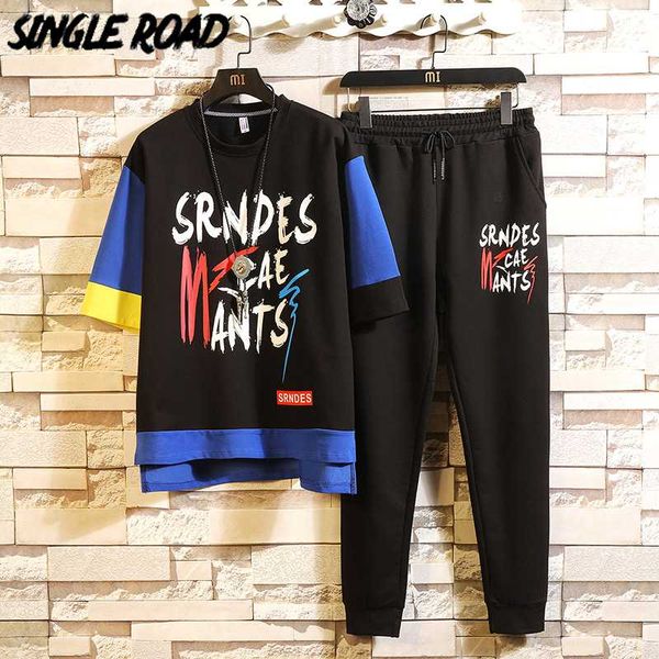 singleroad men's tracksuit men clothing 2020 black patchwork punk streetwear t-shirt shorts sportswear hip hop 2 pieces set male, Gray
singleroad men's tracksuit men clothing 2020 black patchwork punk streetwear t-shirt shorts sportswear hip hop 2 pieces set male, Gray