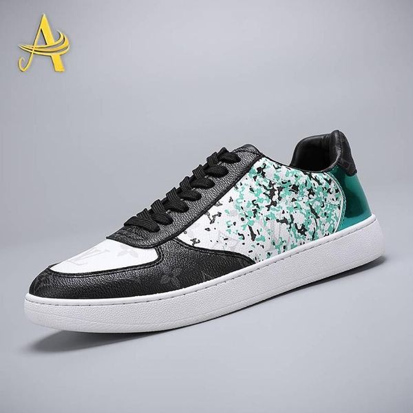 2021-2020 new luxury design leather fashion printed rubber bottom sneakers all -match breathable mens casual shoes mens banquet shoes size, Black
2021-2020 new luxury design leather fashion printed rubber bottom sneakers all -match breathable mens casual shoes mens banquet shoes size, Black