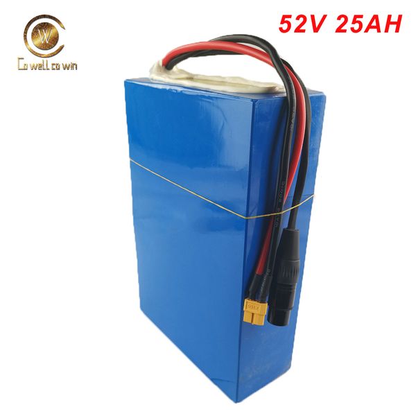 Image of E Scooter Battery 52V 25AH Electric Lithium ion Citycoco Batteries Pack with 40A BMS, 4A Charger for 1500W 1000W TSDZ2 Motor