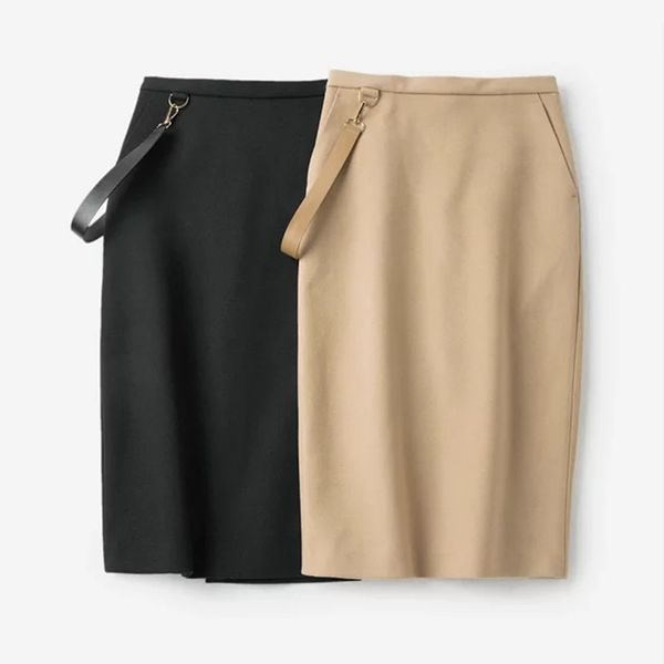 autumn winter women's skirt solid color zipper casual lady skirts with pockets, Black
autumn winter women's skirt solid color zipper casual lady skirts with pockets, Black