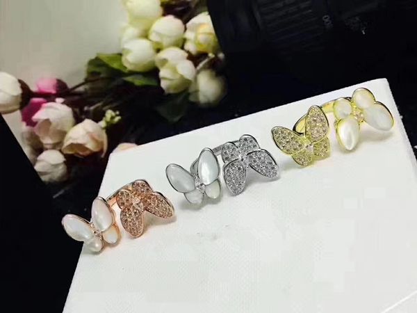 fashion jewelry for women butterfly ring two buttflies clover flower jewelry mother shell pearl ring quality, Golden;silver
fashion jewelry for women butterfly ring two buttflies clover flower jewelry mother shell pearl ring quality, Golden;silver
