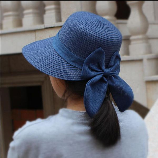 2020 new sun hat big bow wide brim floppy summer hats for women beach panama straw bucket hat sun protection visor femme cap, Blue;gray
2020 new sun hat big bow wide brim floppy summer hats for women beach panama straw bucket hat sun protection visor femme cap, Blue;gray