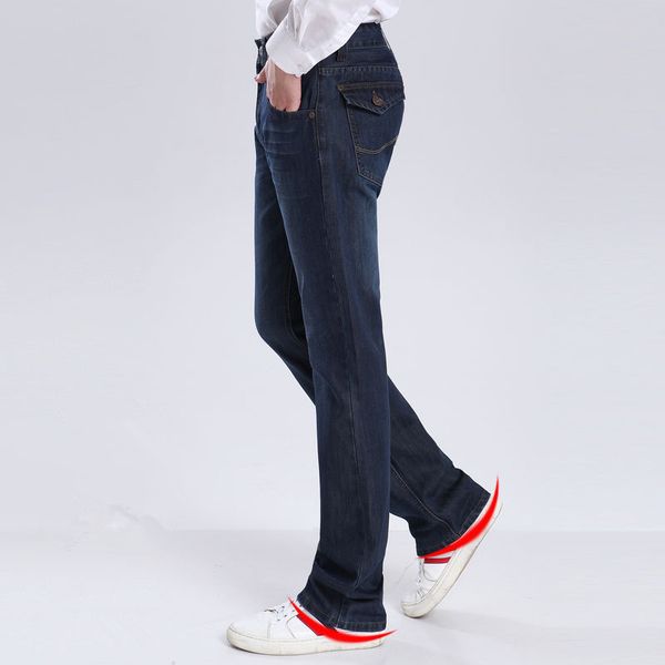 men flare jeans pants plus size korean navy blue long denim trousers for man loose fit mens high waist jeans homme 38 40
men flare jeans pants plus size korean navy blue long denim trousers for man loose fit mens high waist jeans homme 38 40