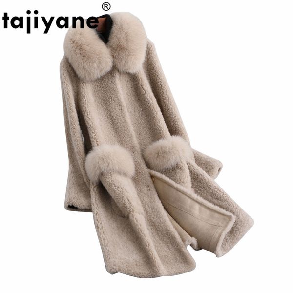 women's fur & faux real coat collar 100% wool jacket spring autumn women clothes 2021 korean vintage manteau femme zt3788, Black
women's fur & faux real coat collar 100% wool jacket spring autumn women clothes 2021 korean vintage manteau femme zt3788, Black