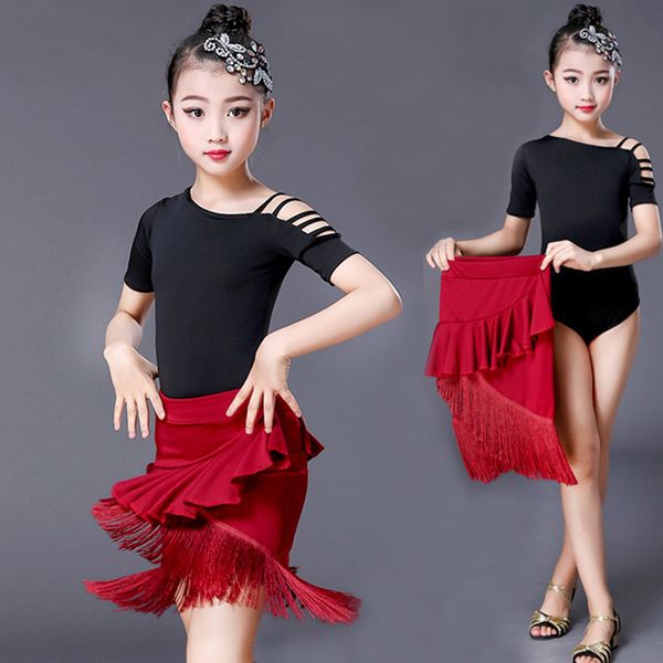 girl latin dance dress for kid competition latin dance dress for girls ballroom set kid fringed dancing costumes suit skirt top, Black;red
girl latin dance dress for kid competition latin dance dress for girls ballroom set kid fringed dancing costumes suit skirt top, Black;red