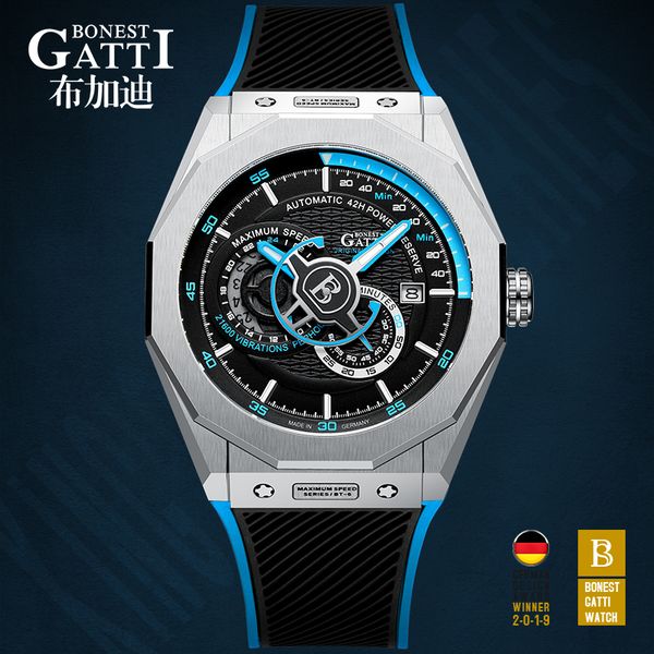 gatti 2020 new mens watches brand leather casual men sport waterproof clock black watch relogio masculino mechanical watch, Slivery;brown
gatti 2020 new mens watches brand leather casual men sport waterproof clock black watch relogio masculino mechanical watch, Slivery;brown