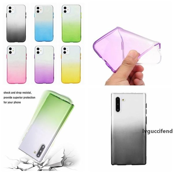 soft tpu gradient case for samsung s20 ultra s10 plus note10 a71 a51 a41 a21s transparent gel silicone flexible colorful dual color covers 
soft tpu gradient case for samsung s20 ultra s10 plus note10 a71 a51 a41 a21s transparent gel silicone flexible colorful dual color covers