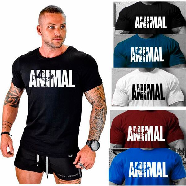 2018 animal t shirt men cotton round collar muscle exercise fitness strong and handsome mens t-shirt trends cotton brand top, White;black
2018 animal t shirt men cotton round collar muscle exercise fitness strong and handsome mens t-shirt trends cotton brand top, White;black