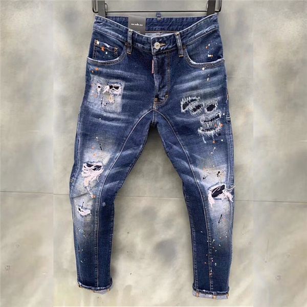 designer pants mens jeans elasticity rhinestone splash ink jeans fashion men casual trousers zipper ripped black pants mens clothing, Blue
designer pants mens jeans elasticity rhinestone splash ink jeans fashion men casual trousers zipper ripped black pants mens clothing, Blue
