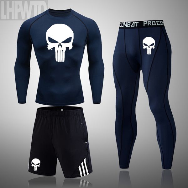 brand men skull compression running suit tracksuit men gym tights punisher clothes leggings jogging sports sets s-4xl, Black;blue
brand men skull compression running suit tracksuit men gym tights punisher clothes leggings jogging sports sets s-4xl, Black;blue
