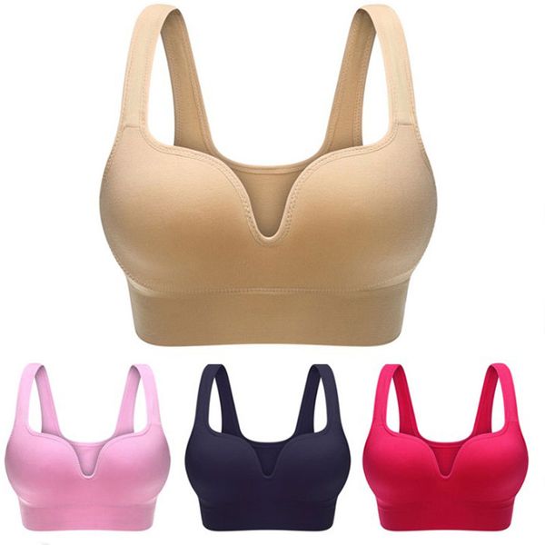 gym clothing amorlady 5 colors sports bra fitness running vest push up sport padded crop wireless brassiere yoga, White;black
gym clothing amorlady 5 colors sports bra fitness running vest push up sport padded crop wireless brassiere yoga, White;black