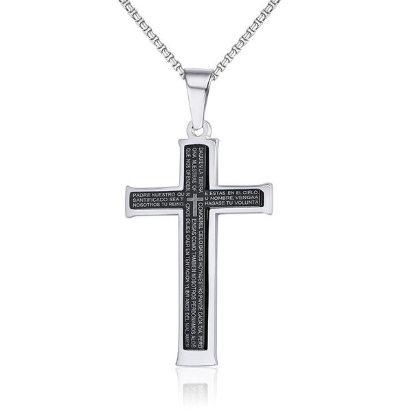 punk style vintage pendant scriptures cross cruz statement choker necklace colar masculino collares necklaces & pendants jewelry, Silver
punk style vintage pendant scriptures cross cruz statement choker necklace colar masculino collares necklaces & pendants jewelry, Silver
