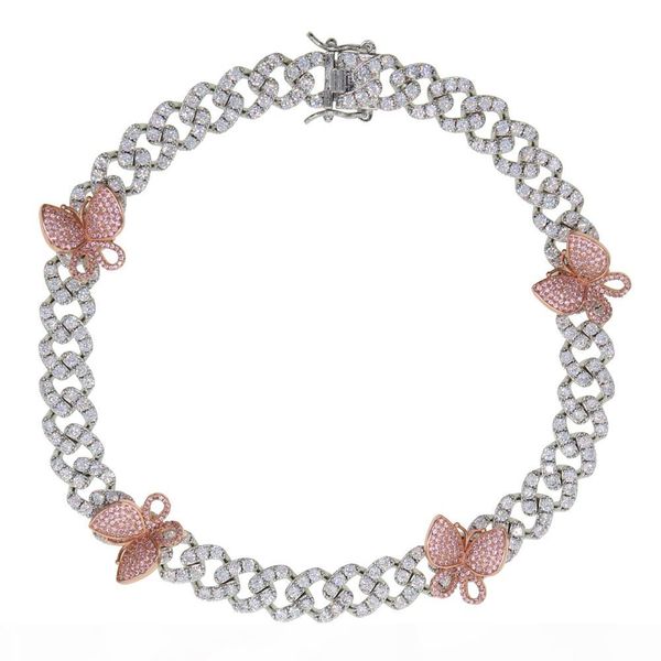 2020 замороженный из шику cz майами кубинский ссылка цепи pink бабочки очарование колье ожерелье хип-хоп рок шику широкий охладиться женщин, Silver
2020 замороженный из шику cz майами кубинский ссылка цепи pink бабочки очарование колье ожерелье хип-хоп рок шику широкий охладиться женщин, Silver