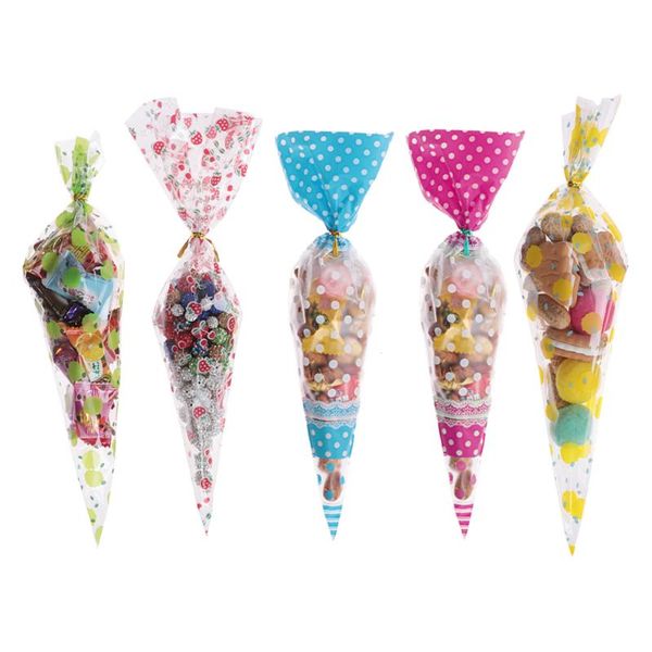 50pcs/pack cone bag cellophane package twist ties clear candy popcorn gift baking wrapping party supplies
50pcs/pack cone bag cellophane package twist ties clear candy popcorn gift baking wrapping party supplies