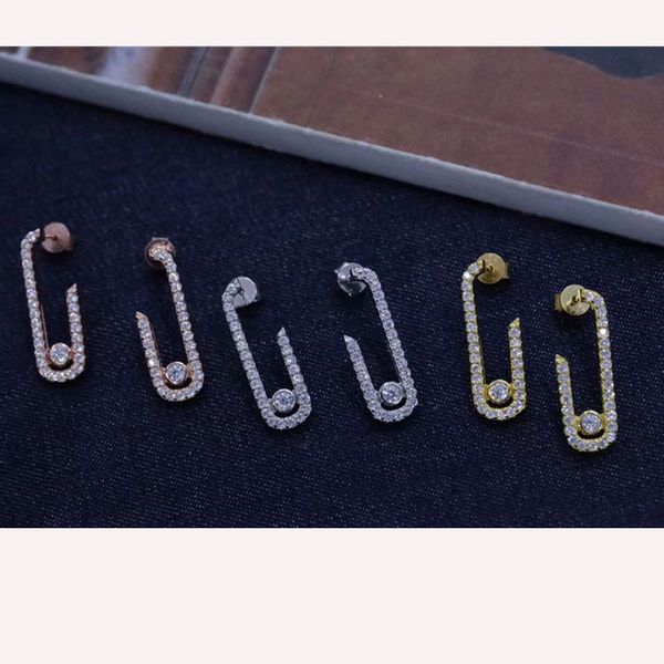 sljely fashion 925 sterling silver safety pin shape earrings with full micro cubic zirconia stones for women jewelry addiction
sljely fashion 925 sterling silver safety pin shape earrings with full micro cubic zirconia stones for women jewelry addiction