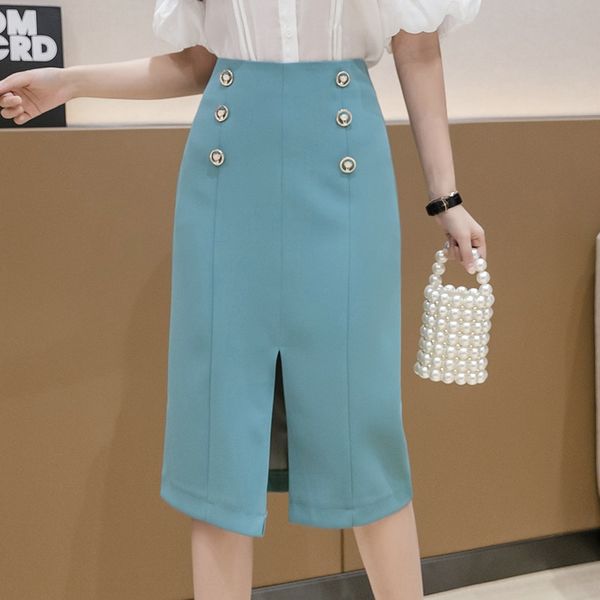 nlnta 2020 new 2020 clothingnew women's dress mid-length elegant double-breasted split high waist skirt close-fitting hip-covered women, Black
nlnta 2020 new 2020 clothingnew women's dress mid-length elegant double-breasted split high waist skirt close-fitting hip-covered women, Black