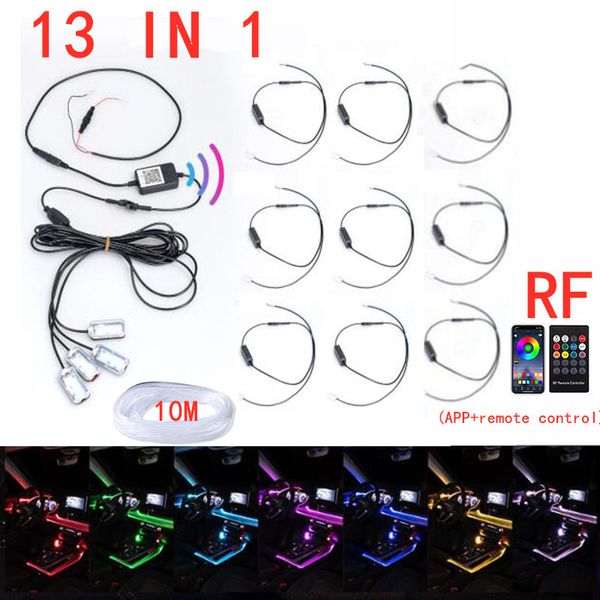car atmosphere lights el neon wire strip light rgb multiple modes app sound control auto interior decorative ambient neon lamp
car atmosphere lights el neon wire strip light rgb multiple modes app sound control auto interior decorative ambient neon lamp