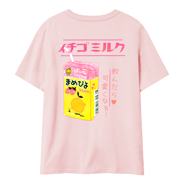 women's t-shirt kawaii fruit juice cotton women harajuku japanese fashion tee 2021 summer girls t-shirts, White
women's t-shirt kawaii fruit juice cotton women harajuku japanese fashion tee 2021 summer girls t-shirts, White