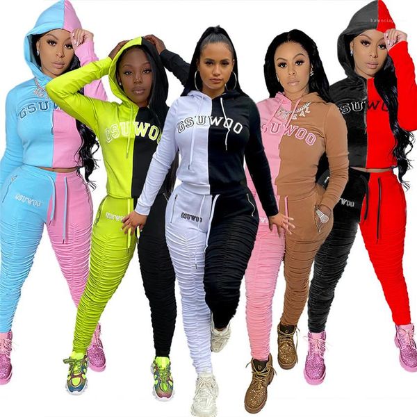 tracksuits casual sports ladies 2pcs tracksuits stacked patchwork woman 2 piece outfits designer letters long sleeve hooded women, Gray
tracksuits casual sports ladies 2pcs tracksuits stacked patchwork woman 2 piece outfits designer letters long sleeve hooded women, Gray