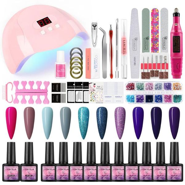 full manicure set pro nail set 36w uv led lamp 10pc soak off gel polish kit electric nail drill for manicure art tools
full manicure set pro nail set 36w uv led lamp 10pc soak off gel polish kit electric nail drill for manicure art tools