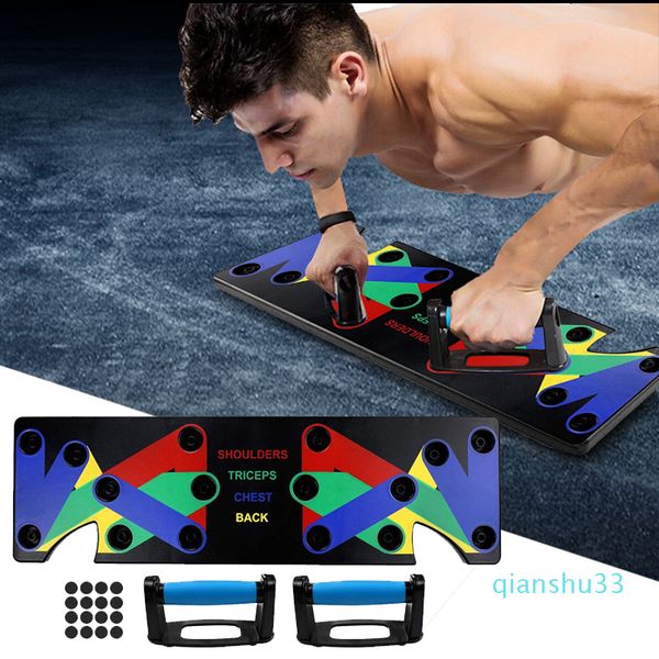 wholesale-9 in 1 push up rack training board abs abdominal muscle trainer sports home fitness equipment for body building workout exercise
wholesale-9 in 1 push up rack training board abs abdominal muscle trainer sports home fitness equipment for body building workout exercise