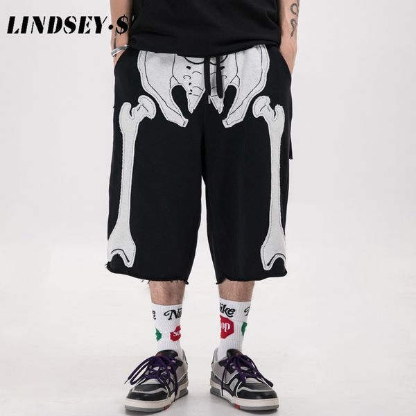 2020 summer streetwear mens cotton shorts knee length 3/4 short joggers elastic waist loose men patch embroidery skeleton shorts, White;black
2020 summer streetwear mens cotton shorts knee length 3/4 short joggers elastic waist loose men patch embroidery skeleton shorts, White;black