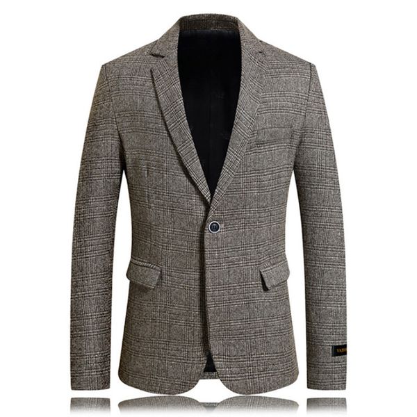 men's suits & blazers slim fit blazer casual single button mens suit jackets business plaid blazers,terno masculino, White;black
men's suits & blazers slim fit blazer casual single button mens suit jackets business plaid blazers,terno masculino, White;black