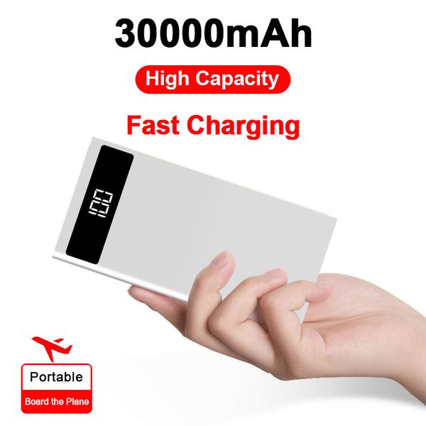 power bank large capacity 30000mah digital display portable mobile charger dual usb port external battery for smartphone
power bank large capacity 30000mah digital display portable mobile charger dual usb port external battery for smartphone