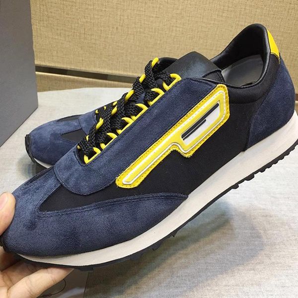 suede and nylon sneakers men 's shoes sports autumn and winter luxury footwears outdoor walking shoes type low lace -up men shoes, Black
suede and nylon sneakers men 's shoes sports autumn and winter luxury footwears outdoor walking shoes type low lace -up men shoes, Black
