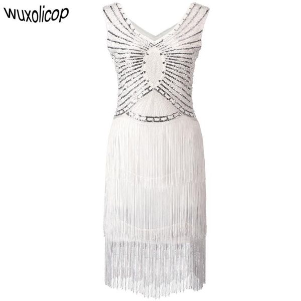 1920s gatsby charleston sequin white bead fringe flapper dress vestido robe double v-neck sleeveless tiered tassel party dress, Black;gray
1920s gatsby charleston sequin white bead fringe flapper dress vestido robe double v-neck sleeveless tiered tassel party dress, Black;gray