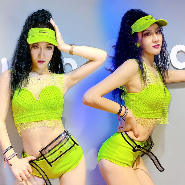 new bar ds costume female singer gogo show dj nightclub jazz dance costume green mesh vest bikini 6 pieces suit dwy4198, Black;red
new bar ds costume female singer gogo show dj nightclub jazz dance costume green mesh vest bikini 6 pieces suit dwy4198, Black;red