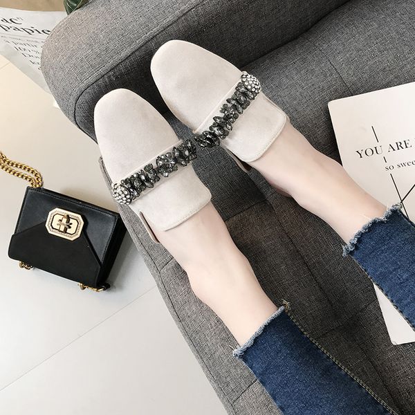 square toe crystal mules sandals women nubuck flat slippers outing trendy diamond band flipflops ladies slip on sandalias mujer, Black
square toe crystal mules sandals women nubuck flat slippers outing trendy diamond band flipflops ladies slip on sandalias mujer, Black