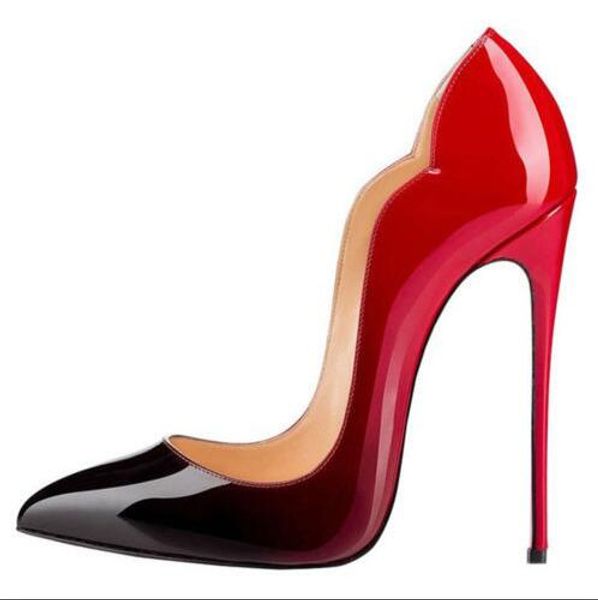 new extreme red bottom high heels shoes for woman 8cm 10cm 12cm party shoes thin heels slip-on ladies shoes plus size customize 35-42, Black
new extreme red bottom high heels shoes for woman 8cm 10cm 12cm party shoes thin heels slip-on ladies shoes plus size customize 35-42, Black
