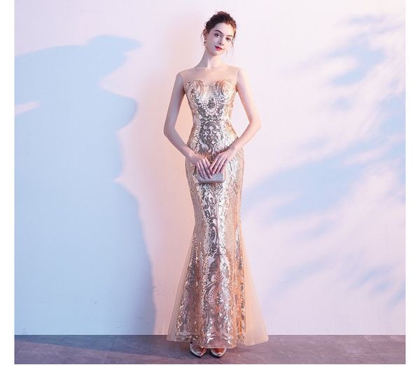 casual dresses 2021 women's fashion women elegant trumpet gold sleeveless evening party dress, Black;gray
casual dresses 2021 women's fashion women elegant trumpet gold sleeveless evening party dress, Black;gray