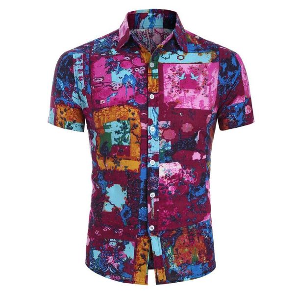 2020 men shirts hawaii printed splicing pattern casual fashion lapel short sleeve shirt oversize shirt vintage chemise homme, White;black
2020 men shirts hawaii printed splicing pattern casual fashion lapel short sleeve shirt oversize shirt vintage chemise homme, White;black
