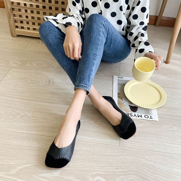 doudou shoes 2020 new female summer net red soft bottom shallow mouth square toe flat shoes fairy fashion, Black
doudou shoes 2020 new female summer net red soft bottom shallow mouth square toe flat shoes fairy fashion, Black