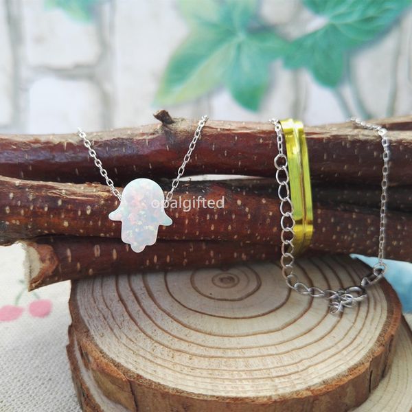 synthetic 11x13mm op17 white snow new style hand opal pendant handmade necklace women opal hamsa necklace jewelry ing, Silver
synthetic 11x13mm op17 white snow new style hand opal pendant handmade necklace women opal hamsa necklace jewelry ing, Silver