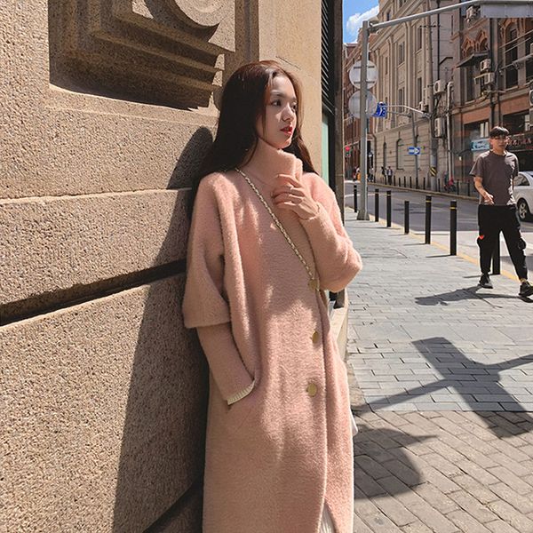 2020 new spring winter women's lapel button pure woolen coat mandarin collar slim lantern sleeve wool long coat women l133, Black
2020 new spring winter women's lapel button pure woolen coat mandarin collar slim lantern sleeve wool long coat women l133, Black